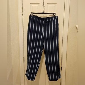 Womens Old Navy Ankle Striped Pants